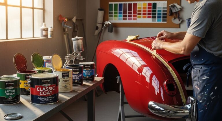 How to Choose the Right Paint for Your Classic Car Restoration